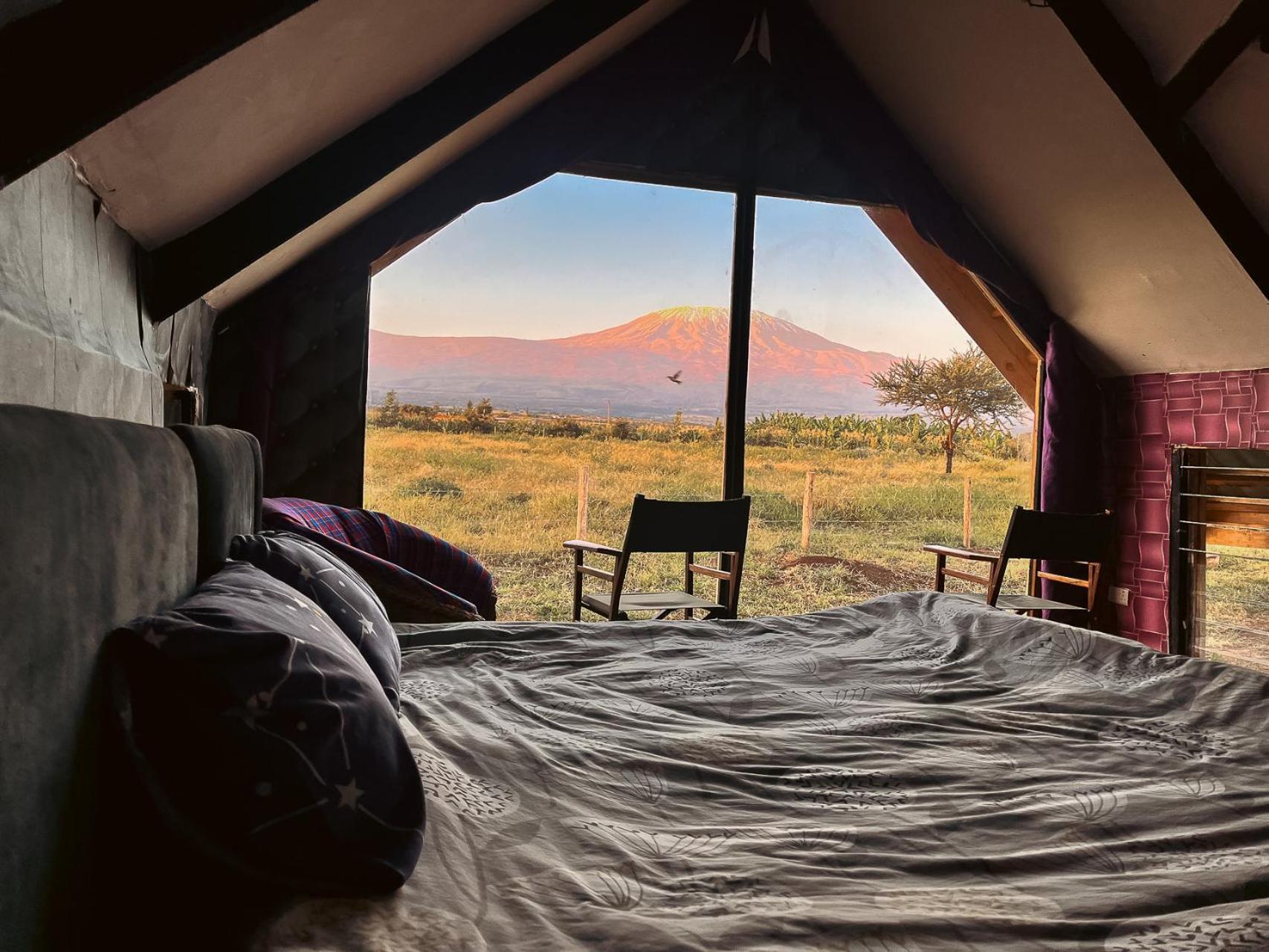 Kilimanjaro View Cabin-Amboseli Oloitokitok Exteriör bild